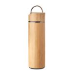 dubbelwandige thermosfles hout 480 ml