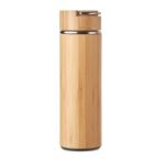 dubbelwandige thermosfles hout 480 ml