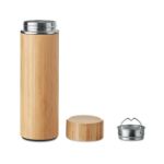 dubbelwandige thermosfles hout 480 ml