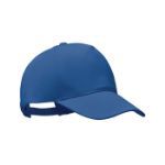 baseball cap van biologisch katoen bicca - blauw