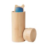 bamboe zonnebril in bamboe bril