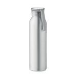 aluminium drinkfles 600 ml - zilver