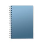 a5 notitieboek rpet kaft anotate - koningsblauw