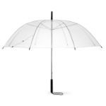 23 inch transparante pvc paraplu met metalen frame