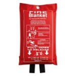 blusdeken van glasvezel.