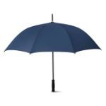 27 inch paraplu van pongee met eva handvat. - blauw