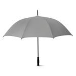 27 inch paraplu van pongee met eva handvat. - grijs
