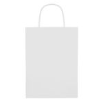 papieren geschenktas. medium. - wit