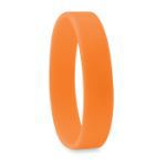 siliconen armband. - oranje