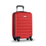 stevige 20 inch trolley in abs. - rood