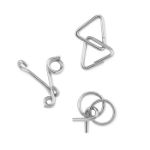 set van 3 denkspelletjes in katoenen tasje.