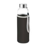 tritan drinkfles neopreen tasje 500 ml - zwart