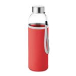 tritan drinkfles neopreen tasje 500 ml - rood