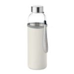 tritan drinkfles neopreen tasje 500 ml - beige