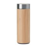 bamboe thermosfles 400 ml - hout