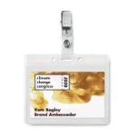 badge holder pvc