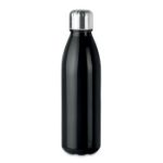 glazen drinkfles 650 ml. aspen - zwart