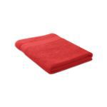 handdoek organisch 180 x 100 cm merry - rood