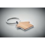 bamboe sleutelhanger huisje burnie