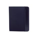 schrijfmap van microvezel en polyester - zwart