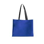 non-woven tas met 2 hengsels - blauw