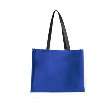 non-woven tas met 2 hengsels - blauw