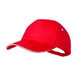 baseball cap perfecto van geborsteld katoen - rood