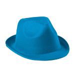 polyester hoed maat 58 - blauw