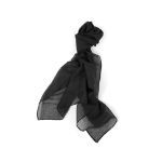 sjaal van viscose en polyester - zwart