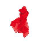 sjaal van viscose en polyester - rood