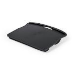 laptop tray met gevoerde onderkant - zwart