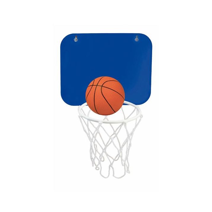 basketbalspelletje met bal - blauw