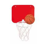 basketbalspelletje met bal - rood