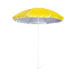 strand parasol uv bescherming en draagtas. - geel