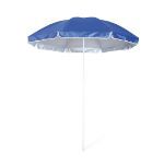 strand parasol uv bescherming en draagtas. - blauw
