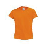 kinder t-shirt,100% katoen 135 gr/m2 - oranje