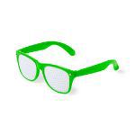 bril met doorkijkend raster - groen