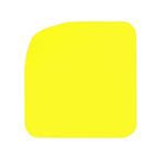 zelfklevende beeldschermwisser - geel