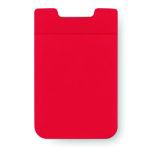 siliconen multifunctionele kaarthouder - rood