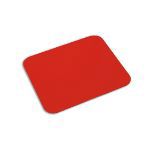 muismat polyester / siliconen - rood