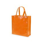 gelamineerde non-woven boodschappentas moss - oranje