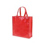 gelamineerde non-woven boodschappentas moss - rood