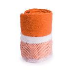 absorberende handdoek microfiber - oranje