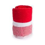 absorberende handdoek microfiber - rood