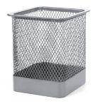 aluminium pennenhouder - zilver