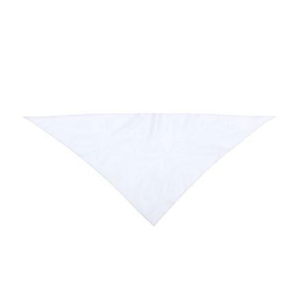 polyester bandana 120 x 80 cm - wit