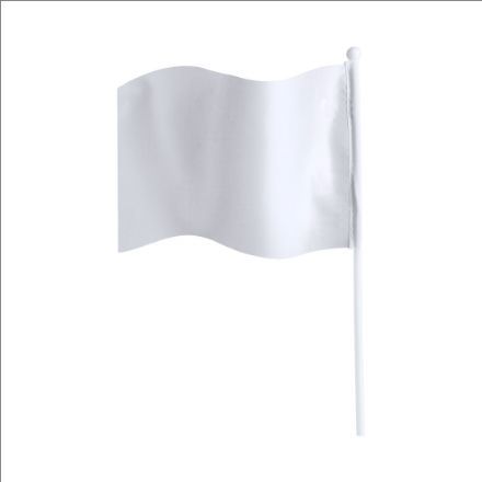 vlag op stok galena Rolof - wit