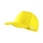 pet geborsteld katoen, 5 panelen bayon - geel