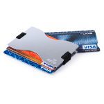 credit card houder. - zilver