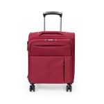 trolley 4 draaiende wielen laptop vak 15 inch - rood